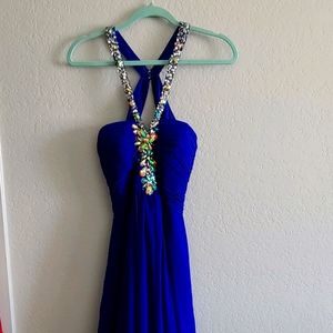 Beautiful Royal blue gown.